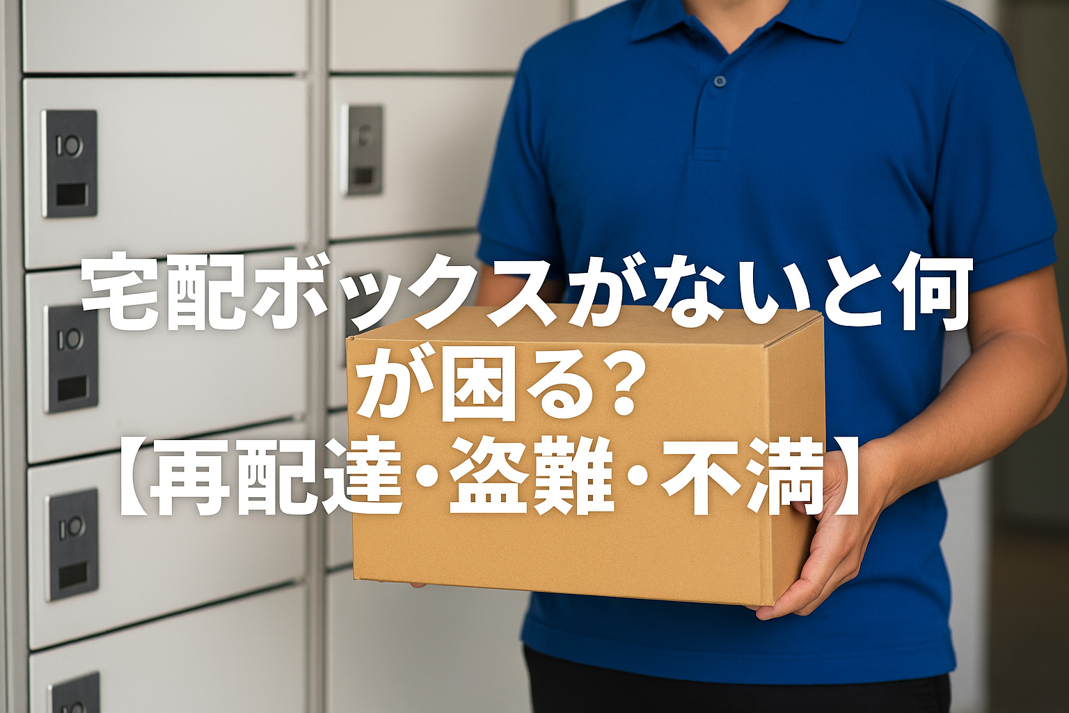 宅配ボックスがないと何が困る？【再配達・盗難・不満】